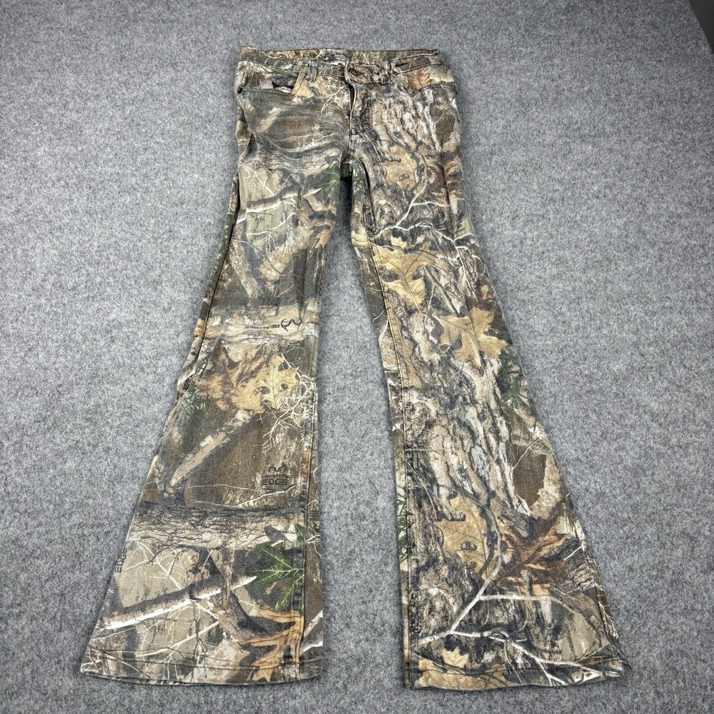 She Is Gracie Lou Camo Jeans Women's 2 Flared Realtree Edge Hunting Outdoor Hunt